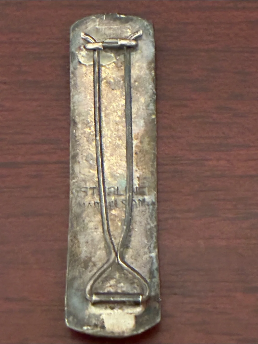 Sterling Silver Hair Clips Marked SIAM ( Thailand )